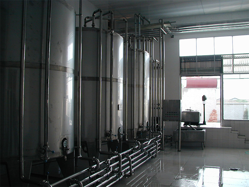 Línea de producción de leche uht