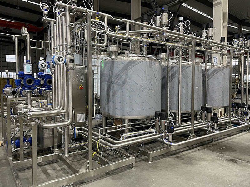 Línea de producción de leche uht