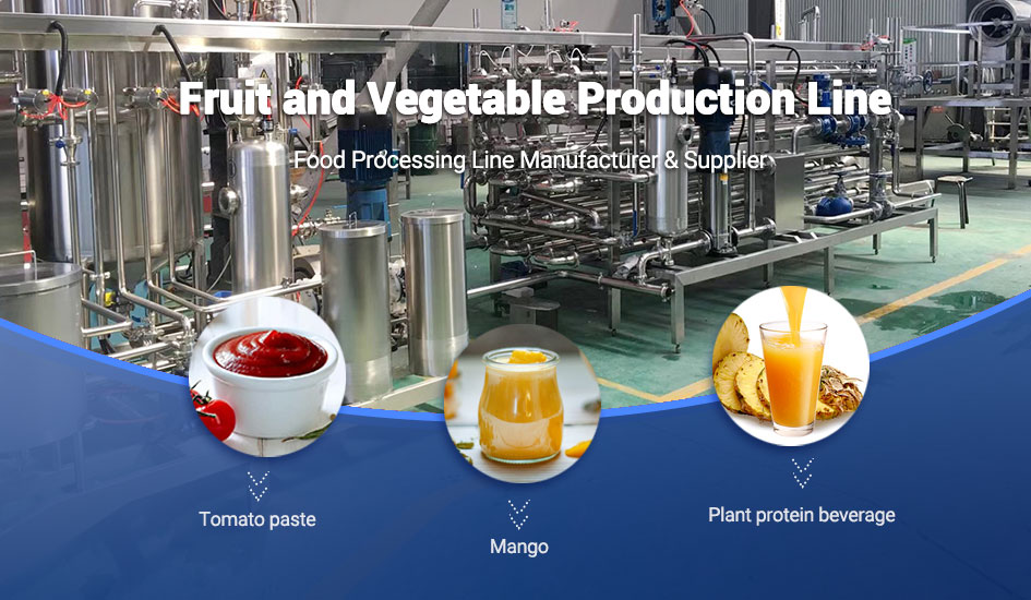 Línea de producción de frutas y verduras