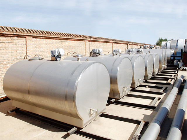 Tanque de leche de enfriamiento directo