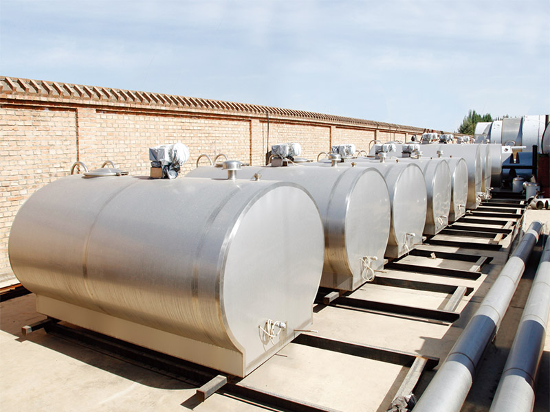 Tanque de leche de enfriamiento directo