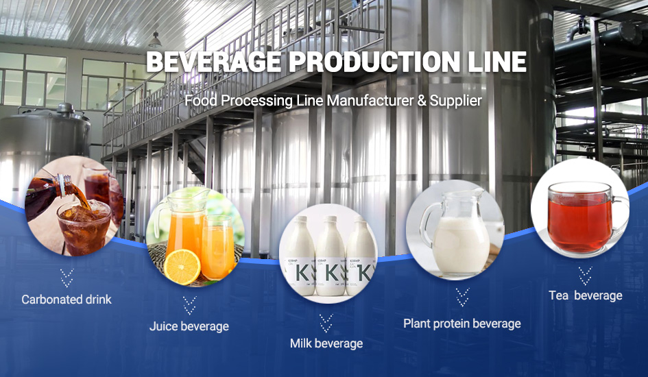 Línea de producción de bebidas