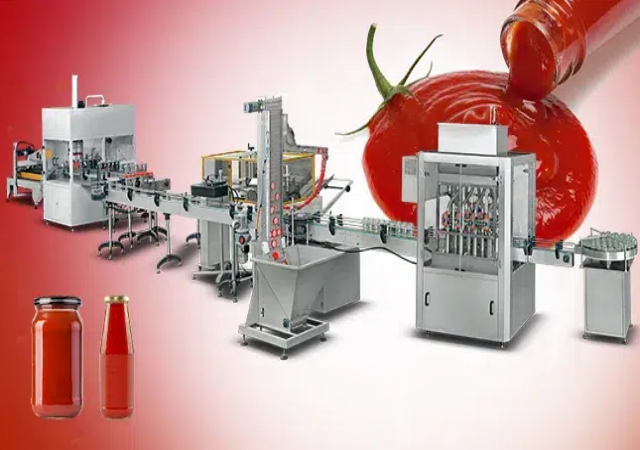 Sauce de tomate y fabricante de la línea de producción de mermelada