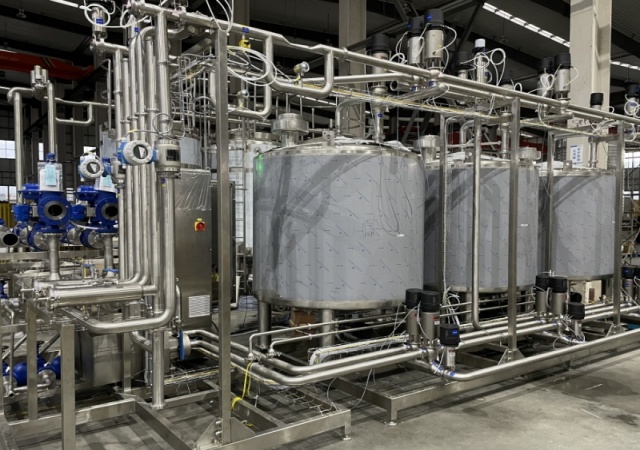 Sistema CIP para bebidas 