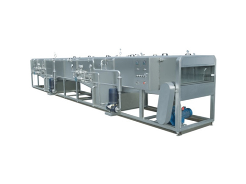 Pasteurizaci&oacute;n tipo pulverizaci&oacute;n y t&uacute;nel de enfriamiento